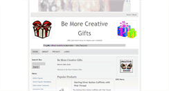 Desktop Screenshot of bemorecreativegifts.com